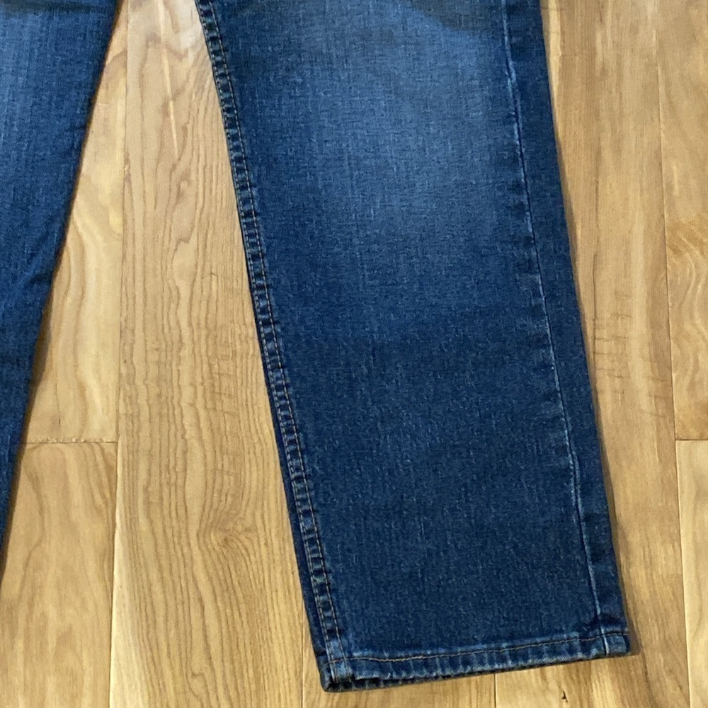 Levis 505 Blue Jeans Mens Regular Fit Straight Leg 36 X 30 - Picture 5 of 16